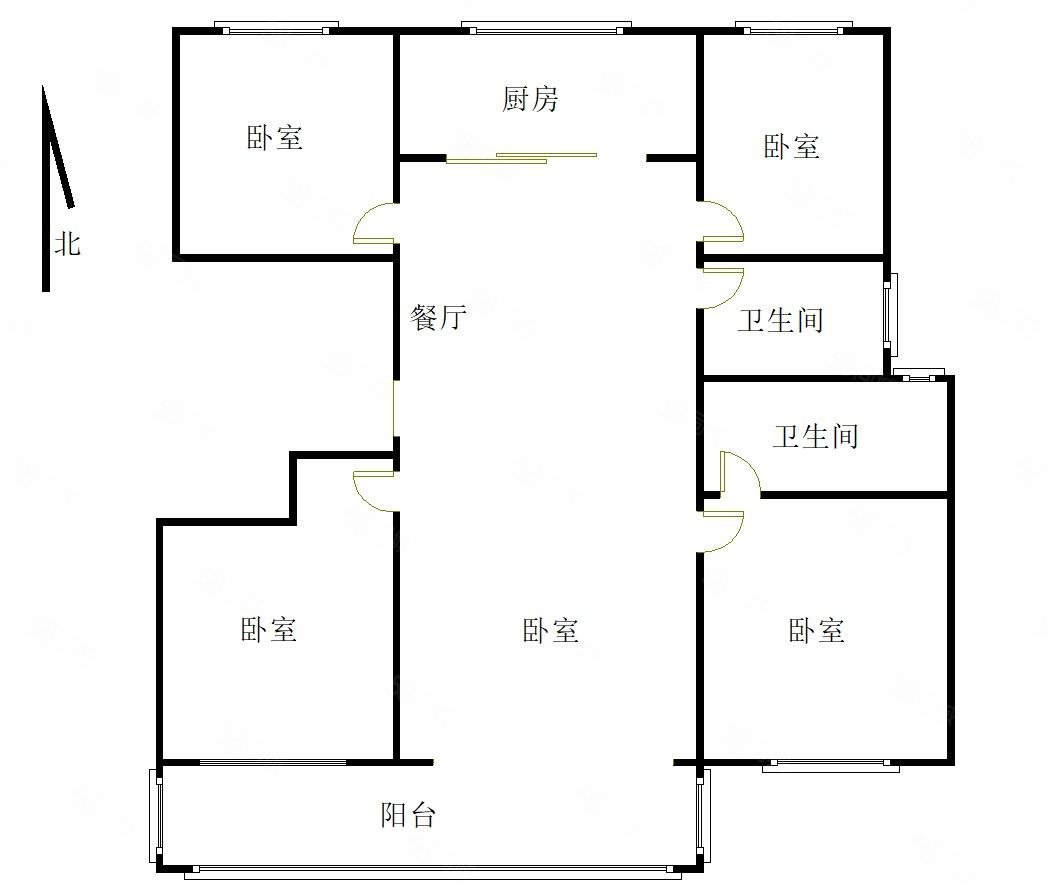 金荷相府4室2厅2卫142㎡南165万