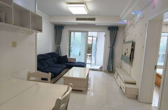 水岸花语多层一楼带院89平方三室车位储藏室免大税