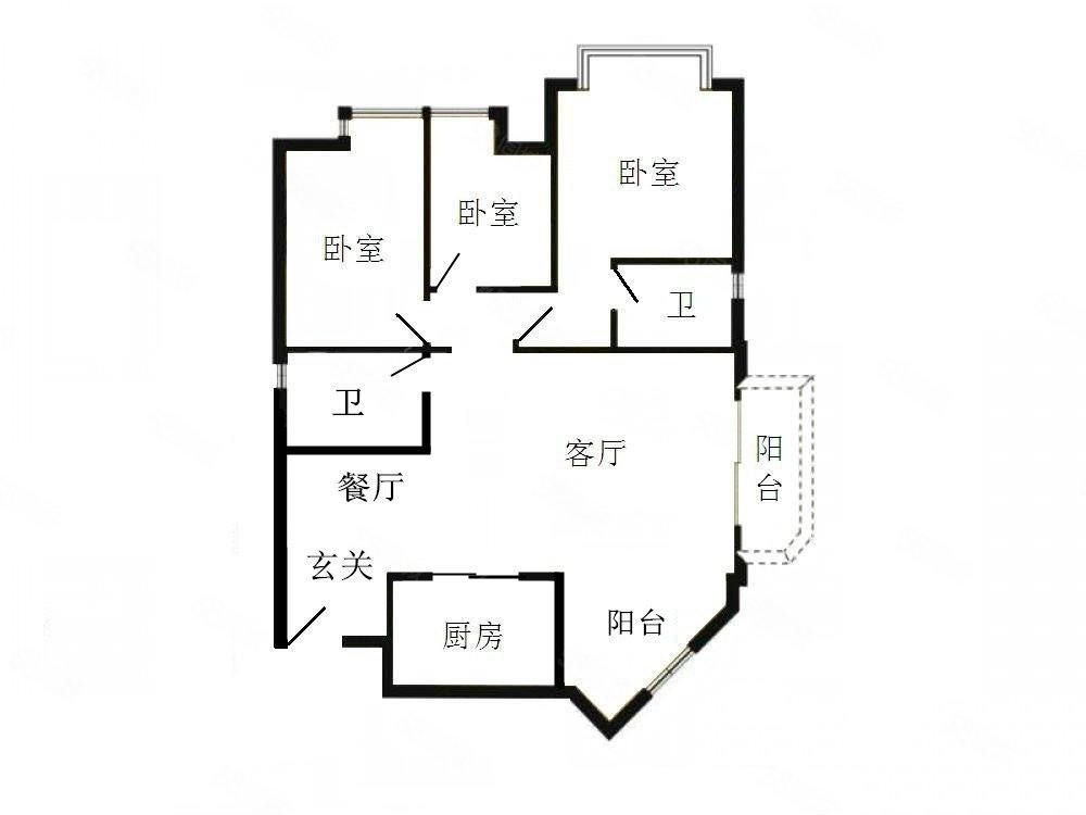 伊顿183室2厅2卫121.2㎡南北868万