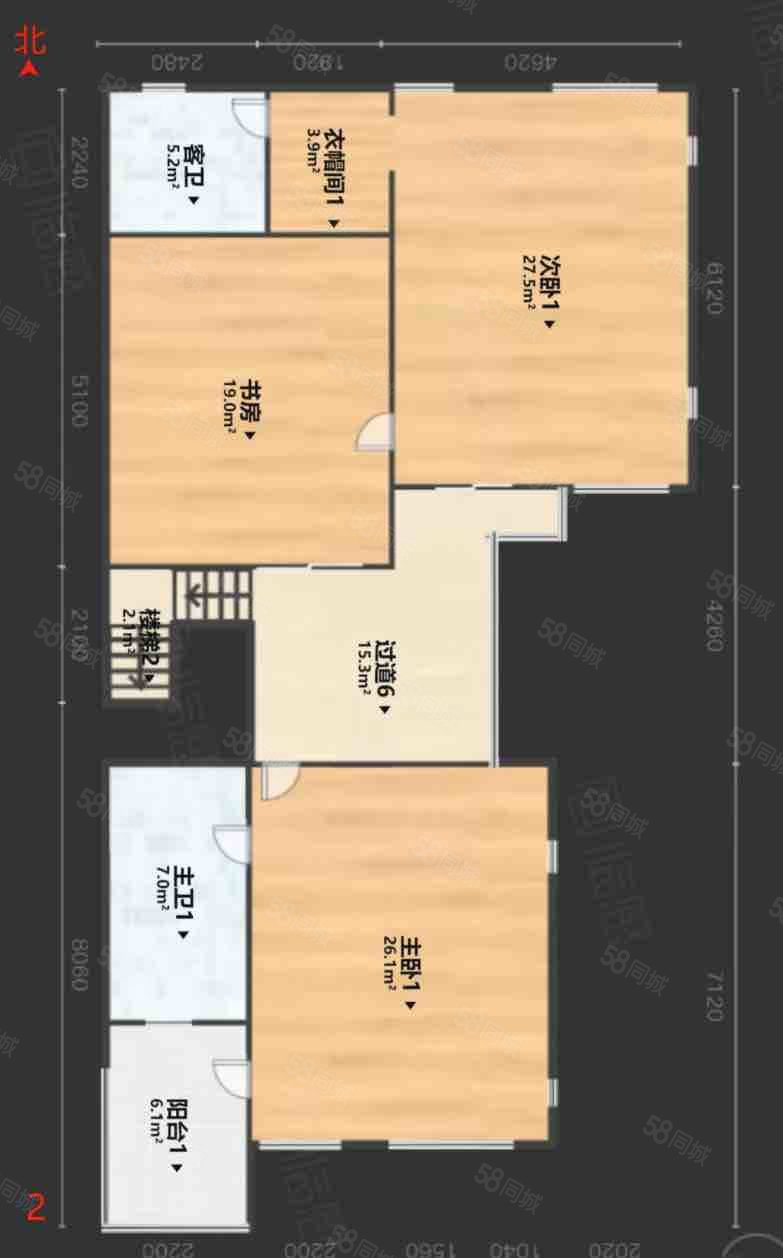 公元世家(三期别墅)5室2厅4卫468㎡南2150万