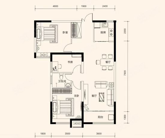 巨宁金沙国际3室2厅2卫125㎡南北82万