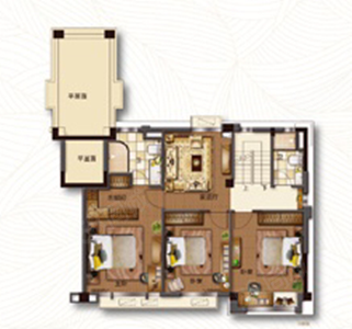 碧桂园天玺4室3厅3卫202㎡南388万