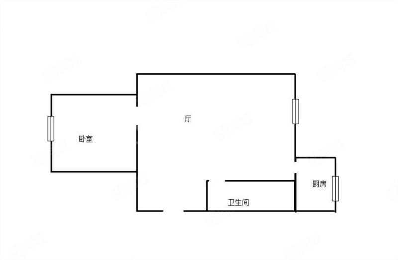 安心街小区(安心街55号,安化街96号)2室1厅1卫41㎡南北39万