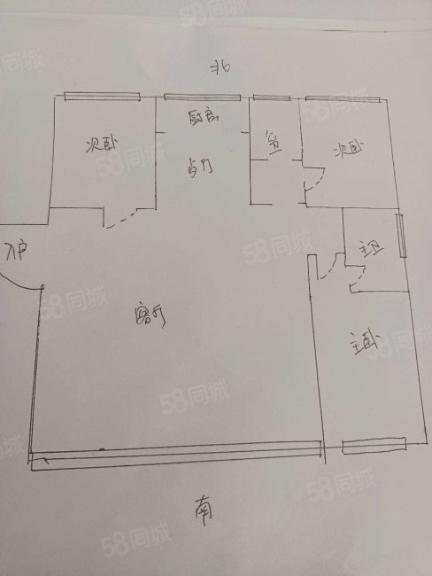 凤麟苑3室2厅2卫128㎡南北84万