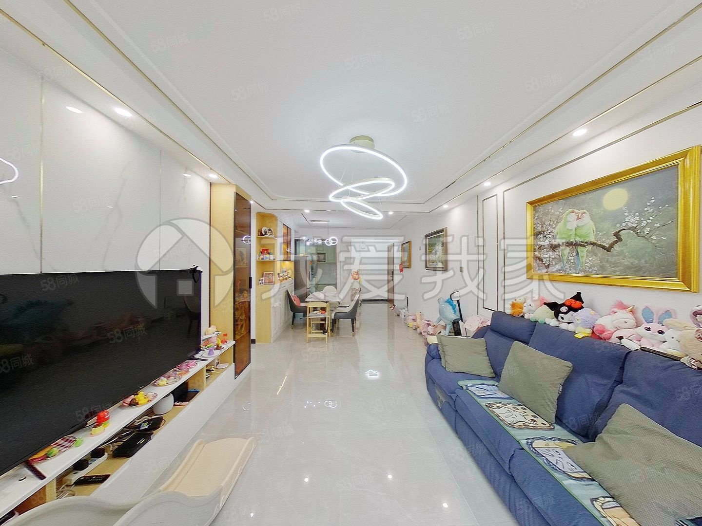 華業(yè)東方玫瑰2室2廳1衛(wèi)90.65㎡西南365萬