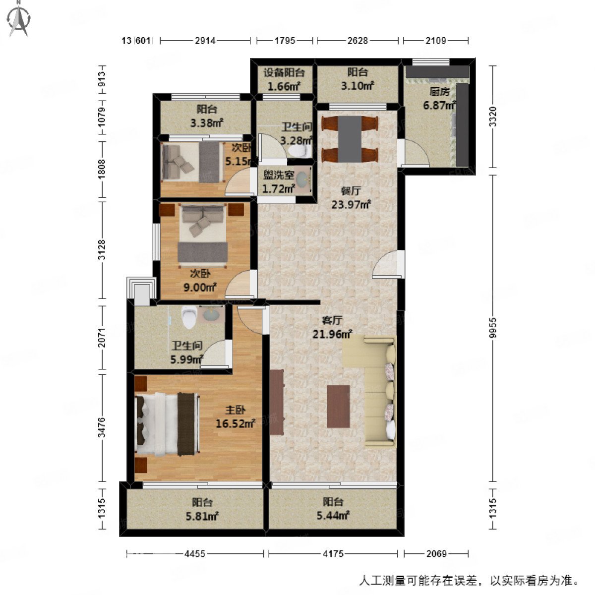 【10图】远洋公馆,近阿里,交通很方便,户型正气,远洋西溪公馆(公寓