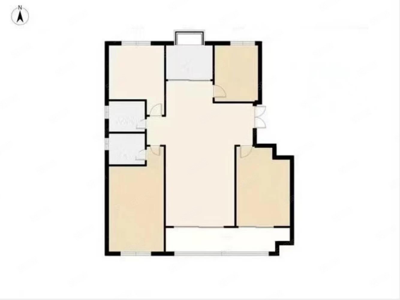 火电小区3室1厅1卫100㎡南北32万