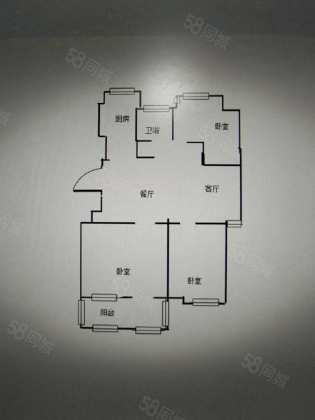 中诚信河畔之星3室2厅1卫91.42㎡南80万