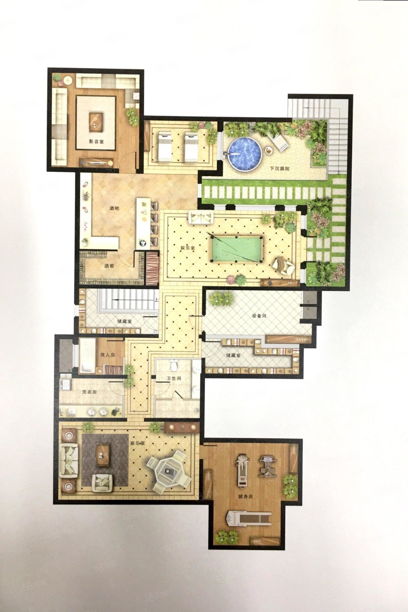 御汤山东区4室2厅3卫375.27㎡南北1680万