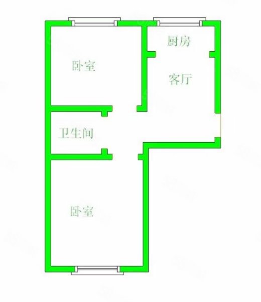 毓水蓬莱三期3室1厅1卫100㎡南北30万