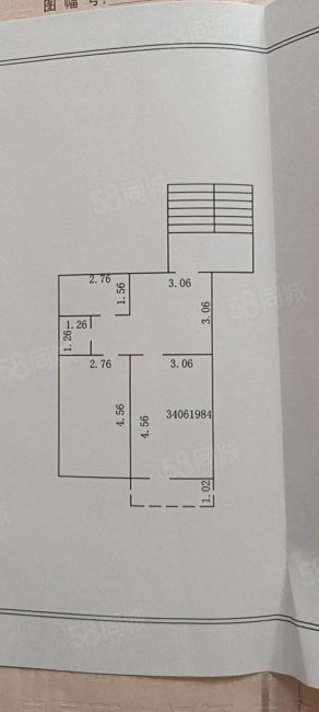 岭南三社区棉机院2室1厅1卫61㎡南北49万