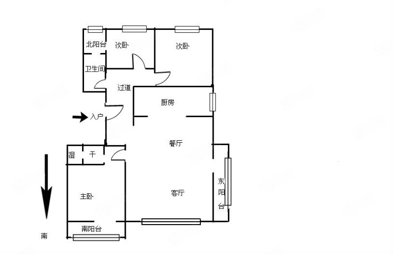 绿城翡翠湖玫瑰园3室2厅2卫160㎡南北550万