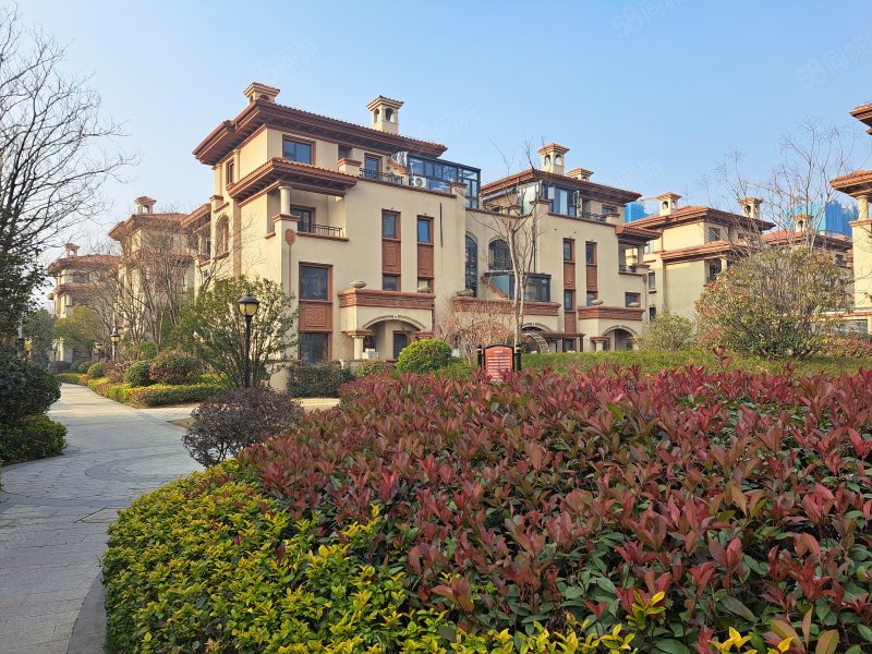 别墅美盛白河湾电梯五层前后院子带两个车位楼顶平台豪装