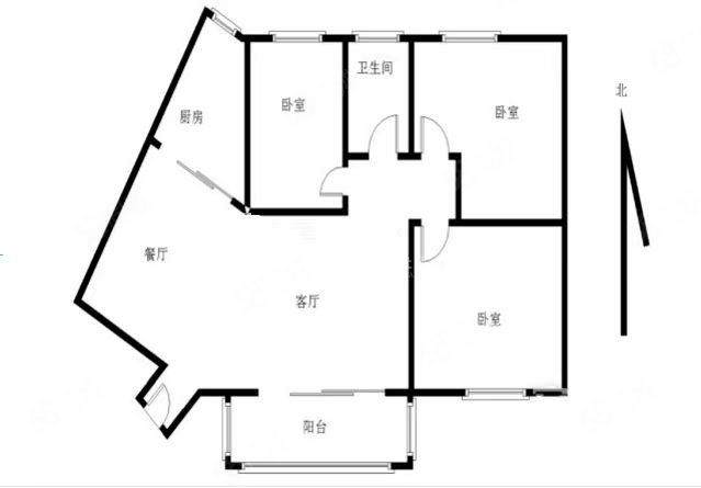 仙洞山庄3室2厅1卫95.4㎡南380万