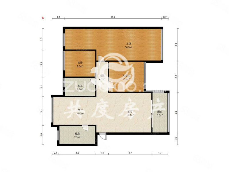 丹溪一区(西区)3室2厅2卫137㎡南北350万