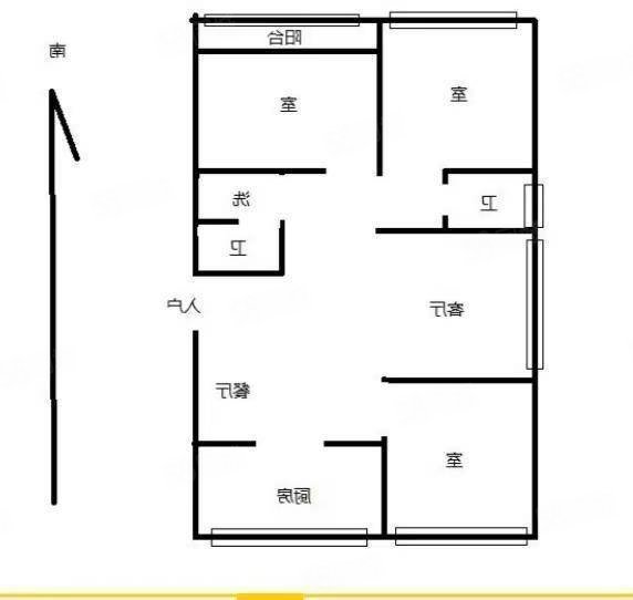 滨湖新城3室2厅2卫128㎡南北115万