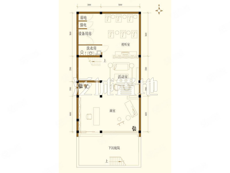 碧水庄园4室2厅4卫346.23㎡南北1760万