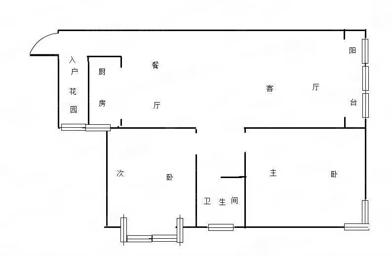 璟都国际(独山大道)2室2厅1卫97.16㎡西南75万