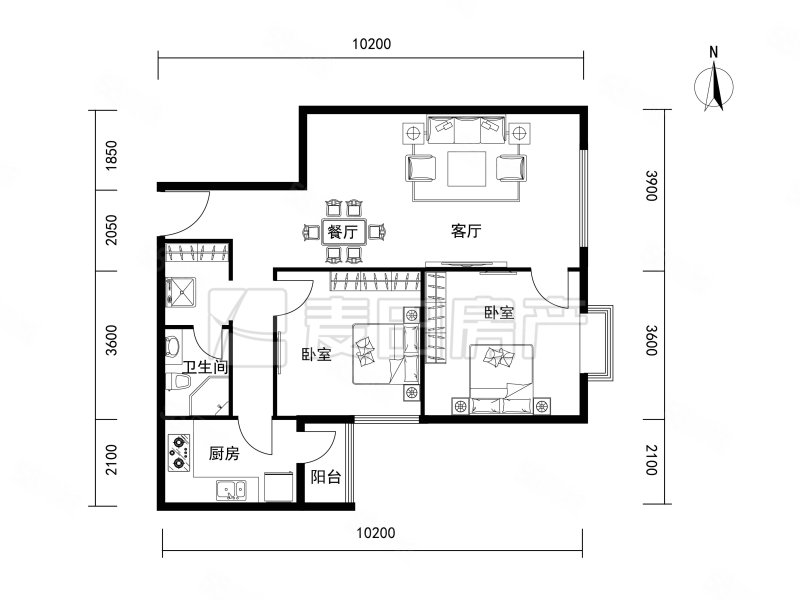 丽水嘉园2室1厅1卫98㎡东780万