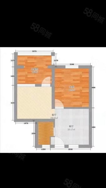 世纪家园2室1厅1卫52㎡西21.8万