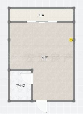 江山大名城悦溪1室1厅1卫38.43㎡南15万