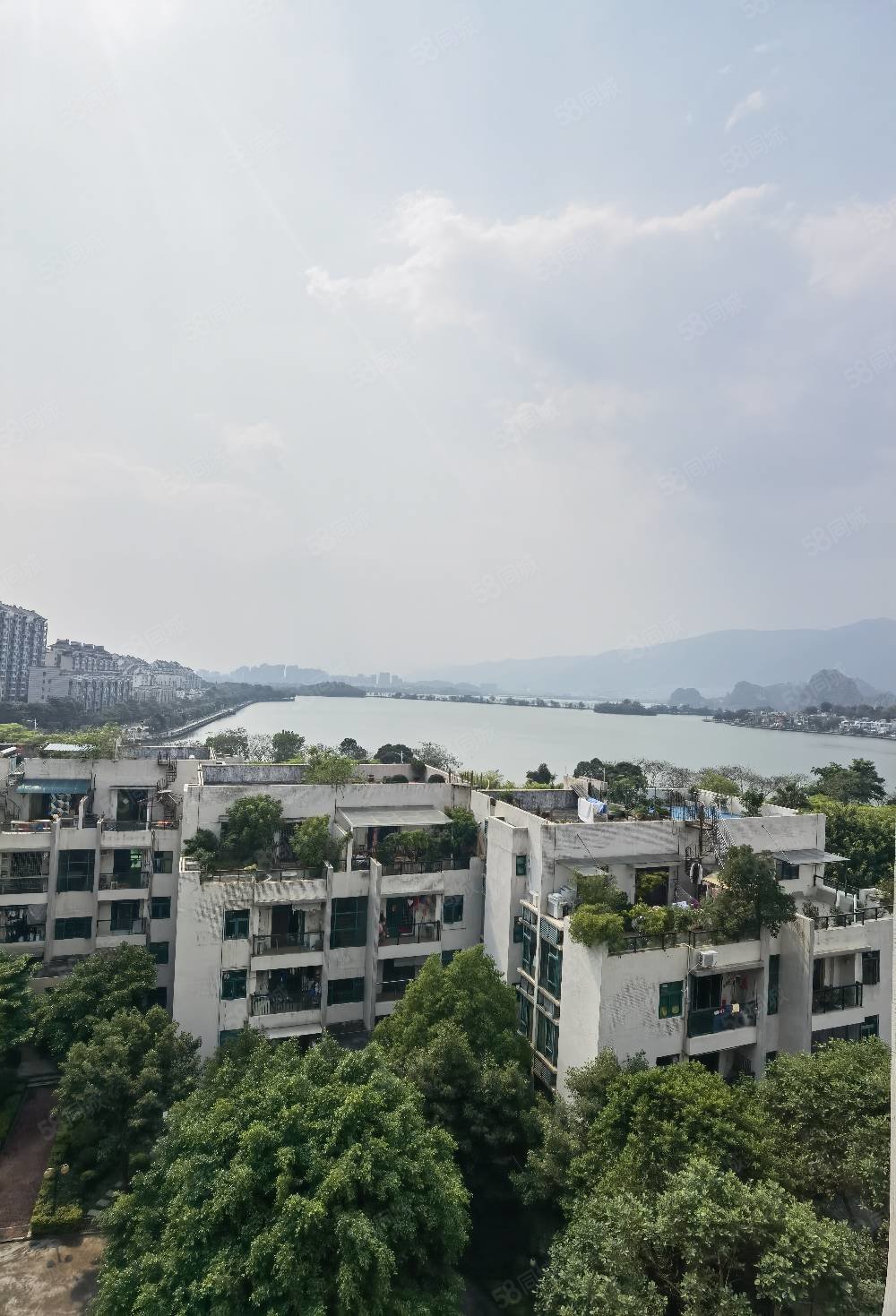 新上湖景电梯房湖景园二期全湖景三房二厅二卫双阳台