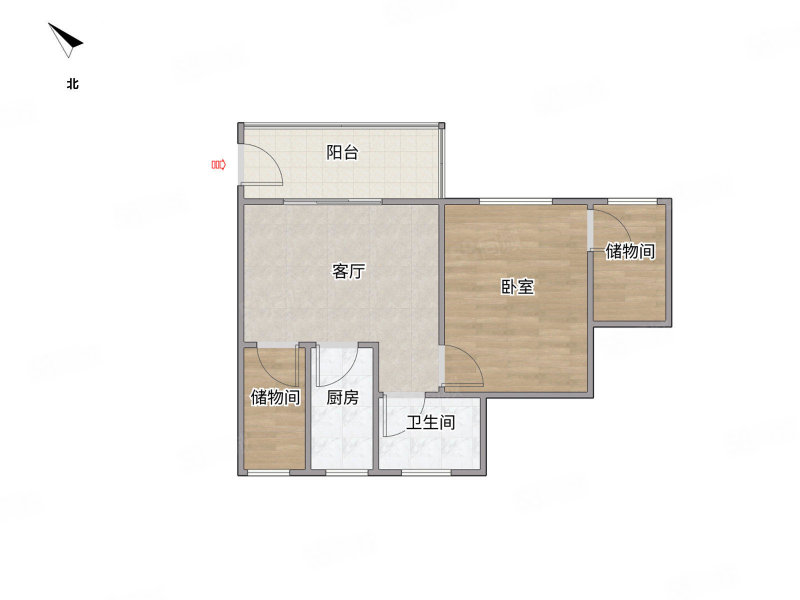 万象天成3室1厅1卫77.43㎡东南210万