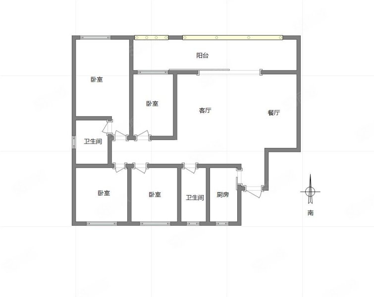 中国铁建万籁九歌4室2厅2卫130㎡南150万