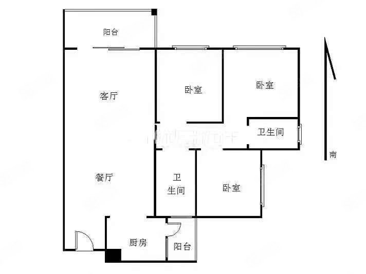 金湾花园3室2厅2卫100.65㎡东102万