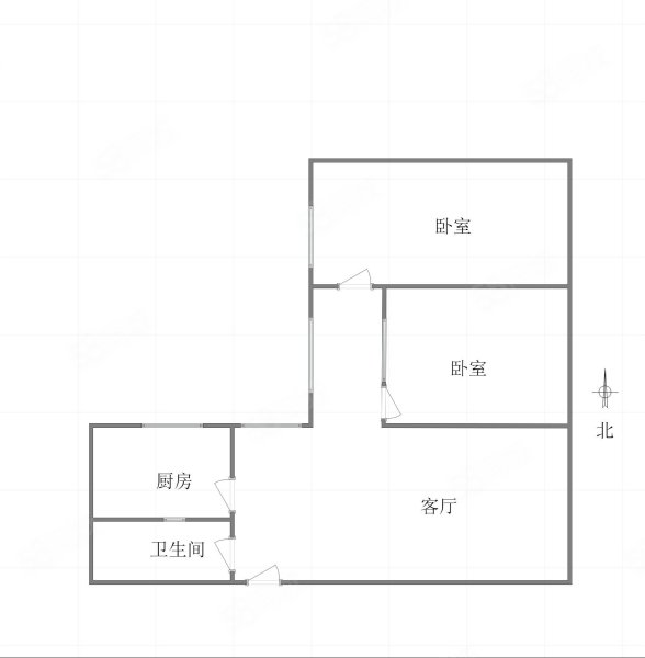 杨馨花园2室2厅1卫57㎡南41万