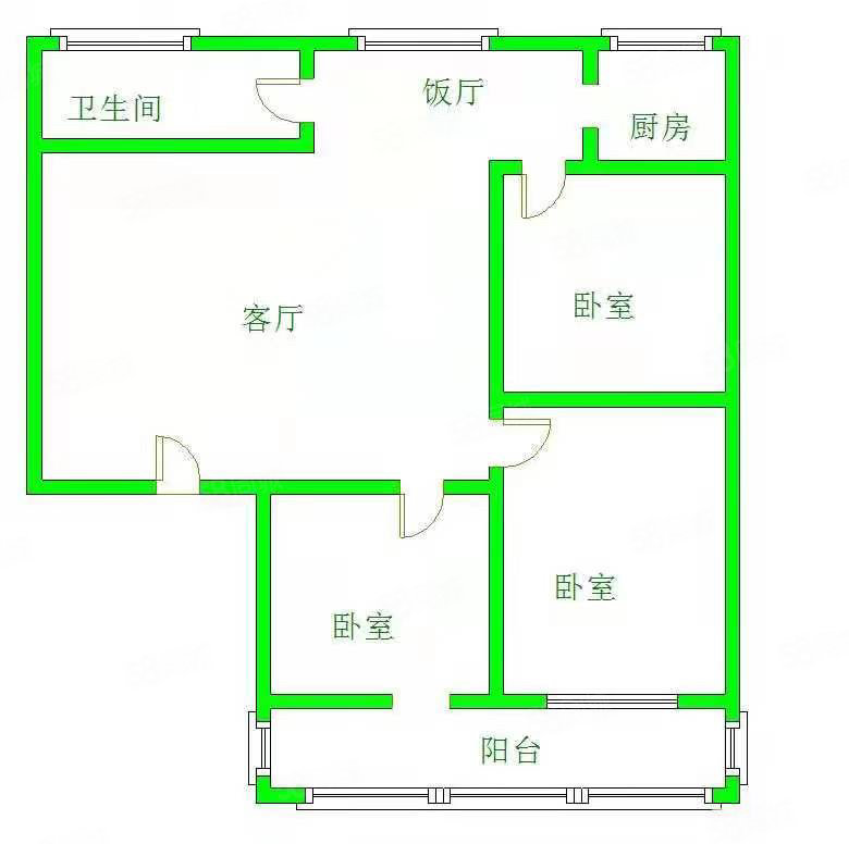 凉山彝族自治州妇幼保健院家属院3室2厅1卫100㎡南北69.8万