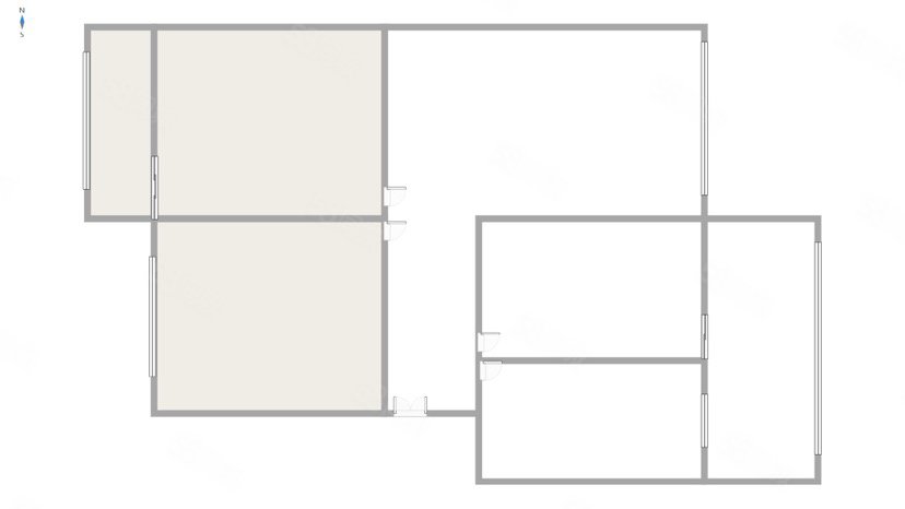 虹美新村2室2厅1卫72㎡南北19.9万