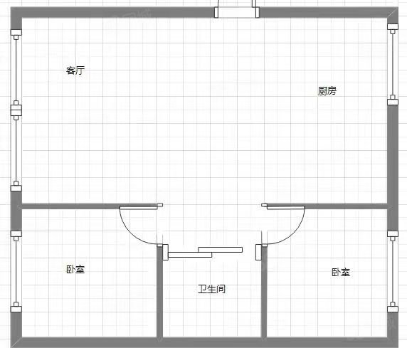 宏冠家园2室1厅1卫75㎡南北32.5万