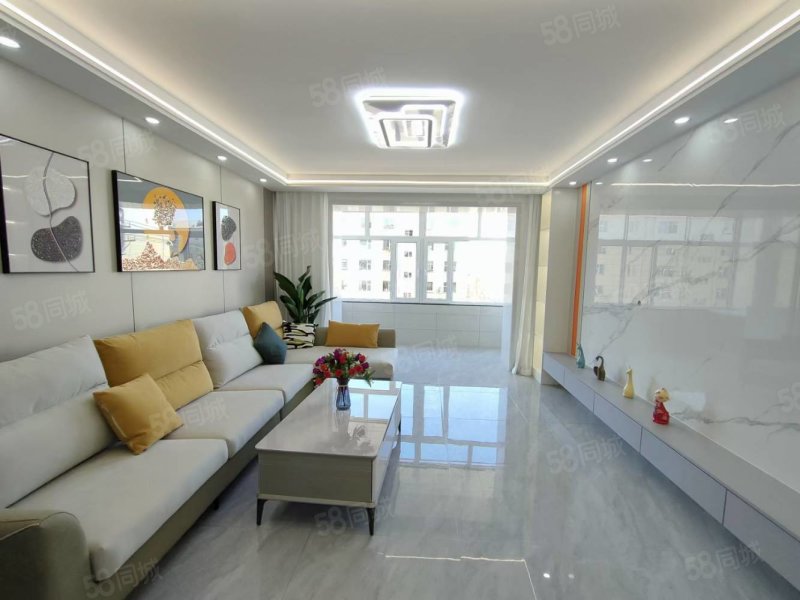 【10图】 ,镜湖花园两室两厅一卫拎包入住精装修,镜湖花园-松原58同城