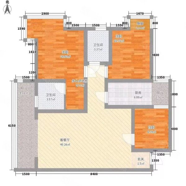 六盘水碧桂园(别墅)5室3厅3卫261㎡南北300万