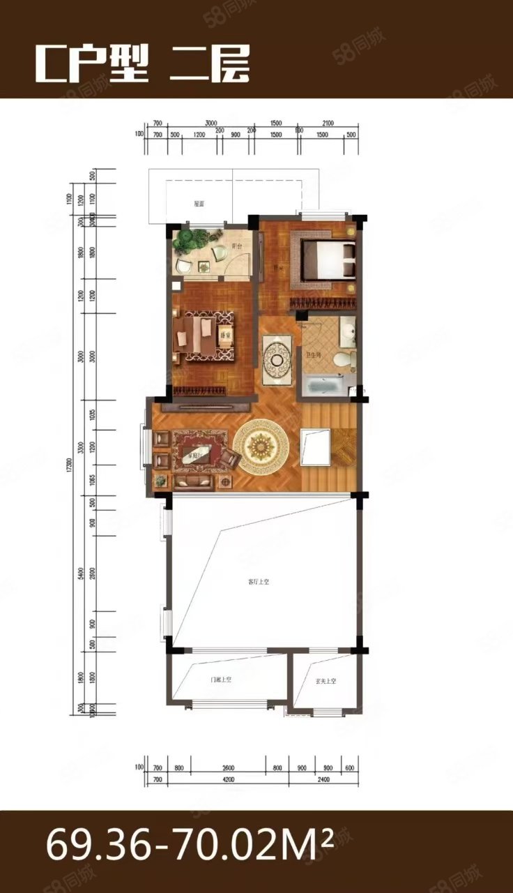 北部新洲莱茵别墅5室2厅3卫260㎡东西198万