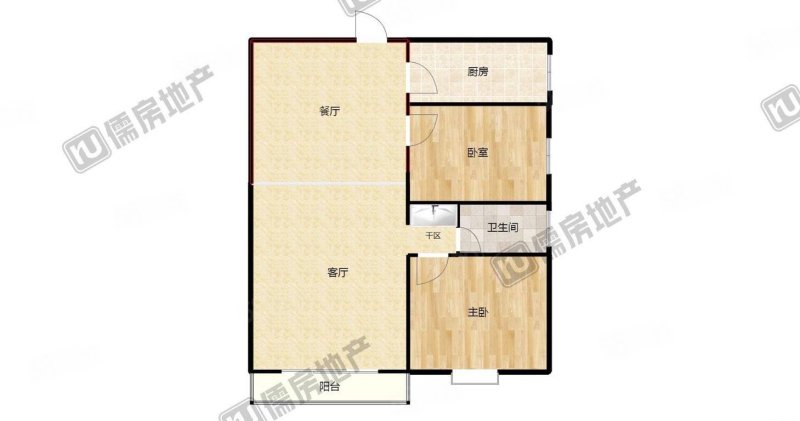 东方之珠(海州区)2室2厅1卫81㎡南60万