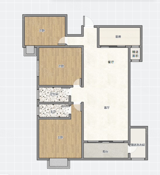 福建福州晋安王庄世欧王庄A区南北方向3室2厅2卫129.64㎡总价376万