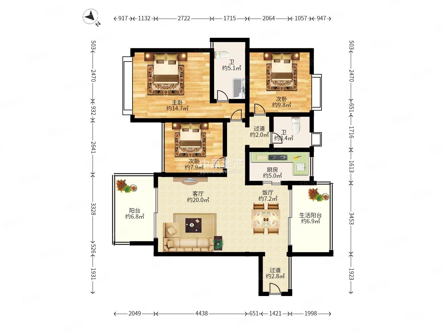 笋盘力荐与人生样就怕走弯路御华园全新装修大3房