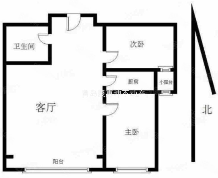 盛世美居2室1厅1卫87.44㎡南55万