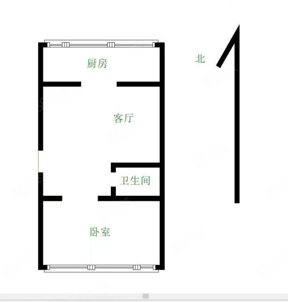 公园小区2室2厅1卫78.53㎡南北29.5万