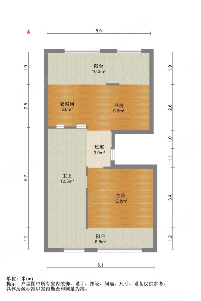 联投半岛一品(别墅)5室2厅3卫150.28㎡南北360万