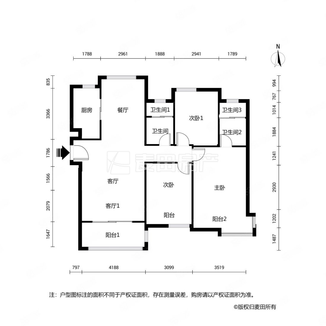 【10图】满二年 南北向 三室二厅 高端装修 五缘湾,国贸润园-厦门58