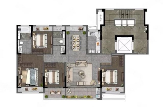 和光昕悦4室1厅147.81㎡188万二手房图片