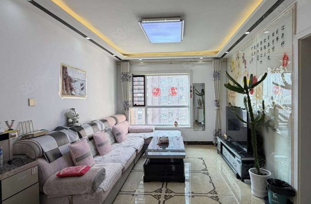 东边户 南北通透精装两室 水岸花语 户型很不错