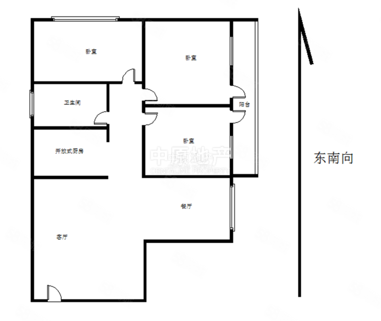 东湖新村3室1厅1卫78㎡南398万