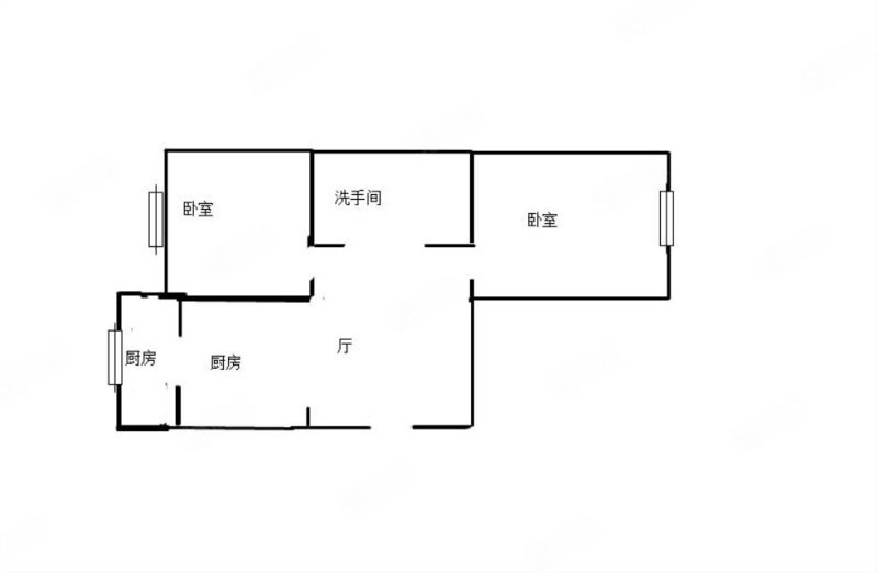 安顺街小区(安顺街96号-118号(双号),安国街44号,50号,安丰街7号)2室1厅1卫56㎡南北37万