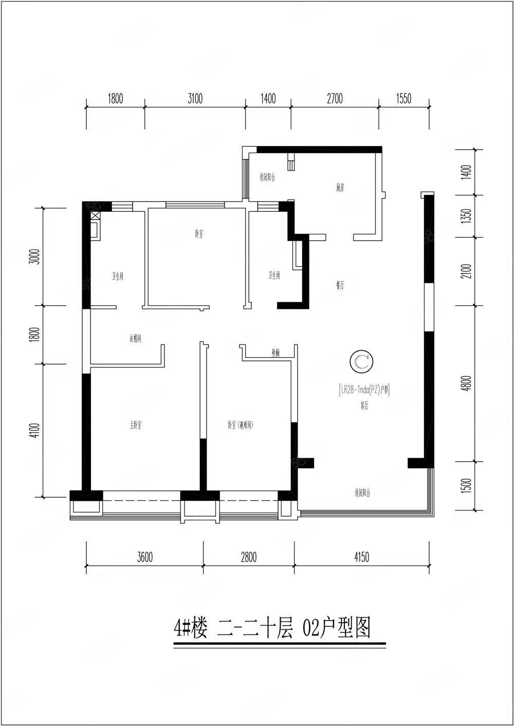 恒大林溪郡3室2厅2卫135㎡南北108万