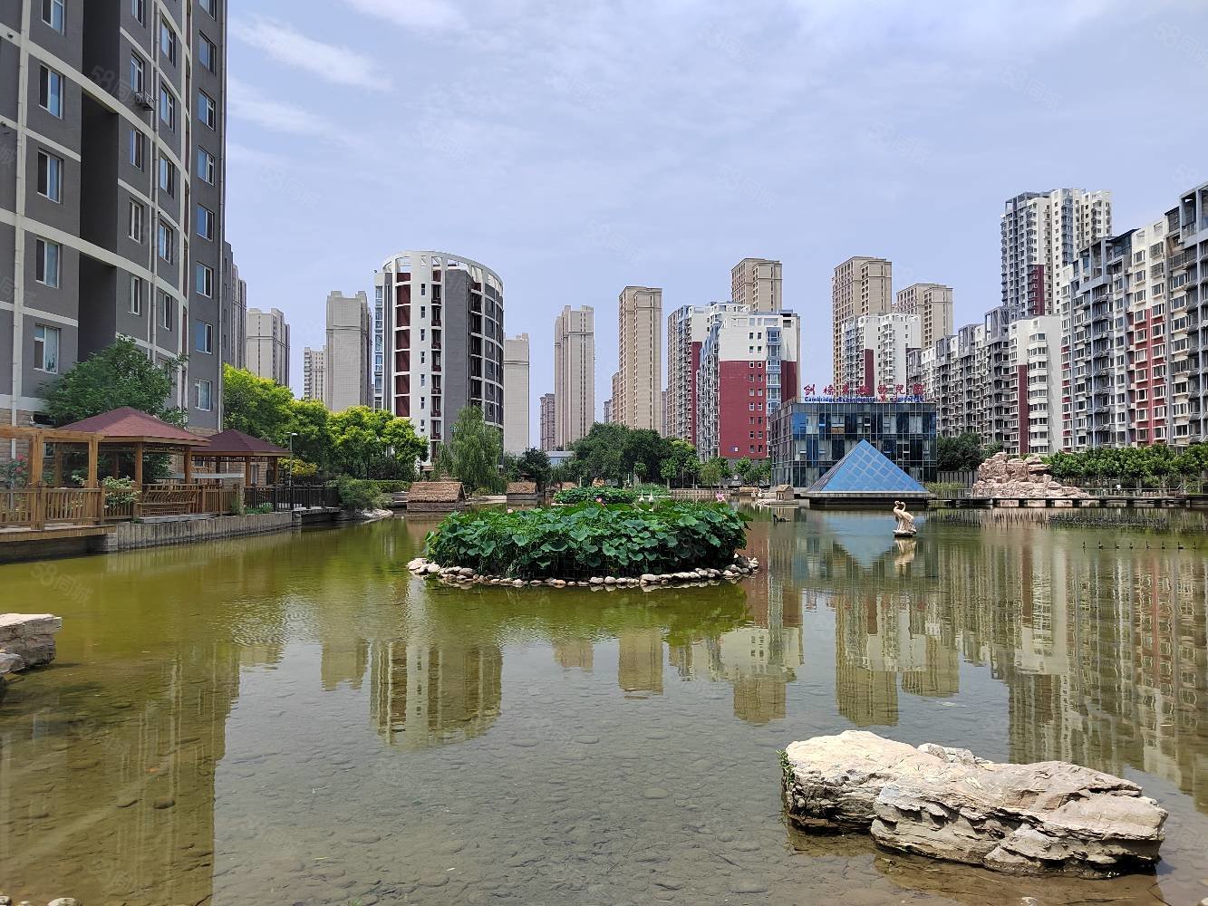 小高层 精装三室 152平米 包新本税,卓正丽景蓝湾(b区)-保定58同城