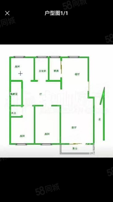 中央花园(高安)3室2厅2卫137㎡南北107万